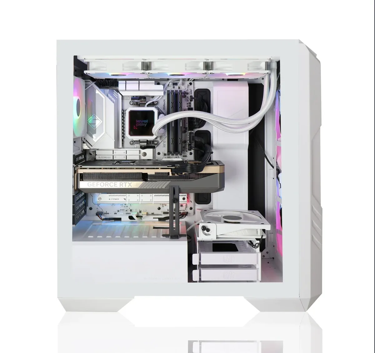 AVGPC AVGPC WS-T3975-WRX80 -V1001 workstation, Threadripper PRO 3955WX, Radeon R9700, 64GB DDR4, 2TB NVMe — Produktfoto