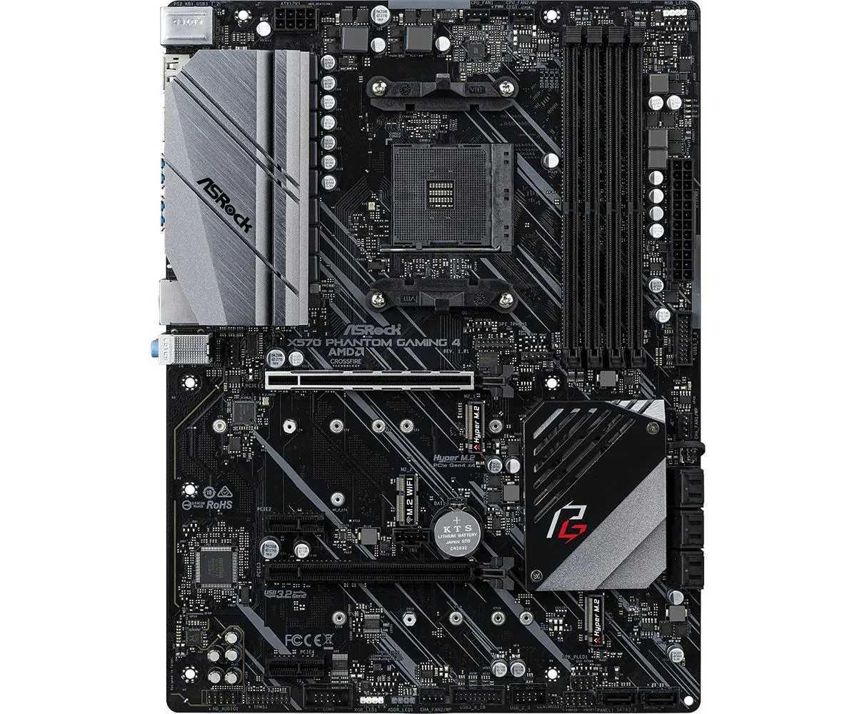 ASRock ASRock X570 PHANTOM GAMING 4 AMD motherboard — product photo
