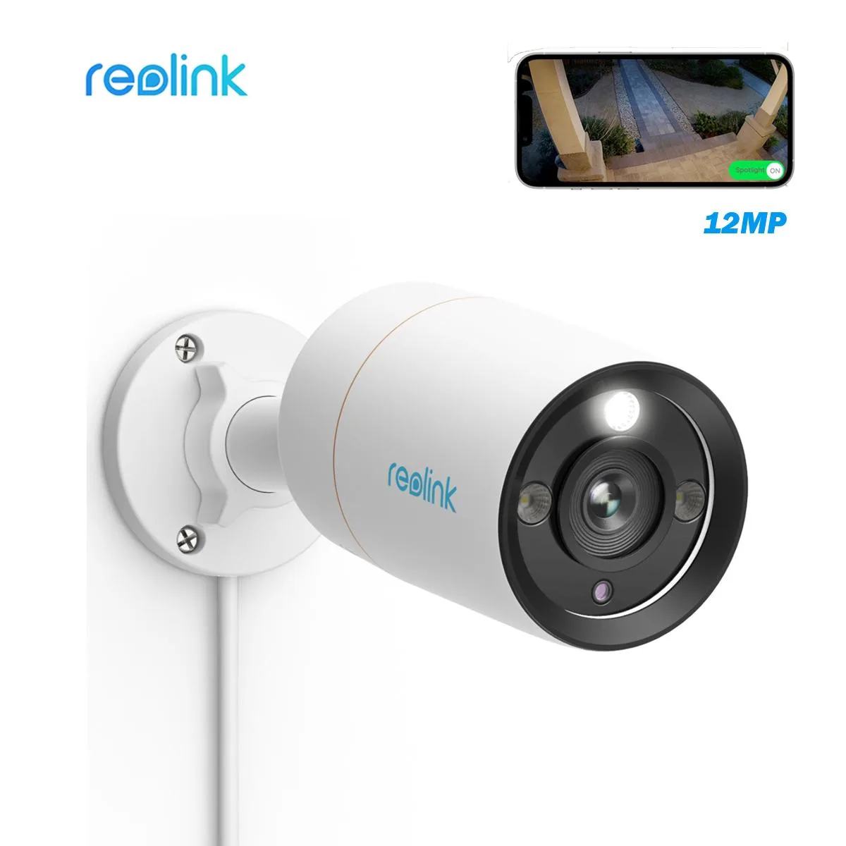 Reolink Reolink 12MP PoE Bullet Network Camera with Spotlight — fotografie produktu