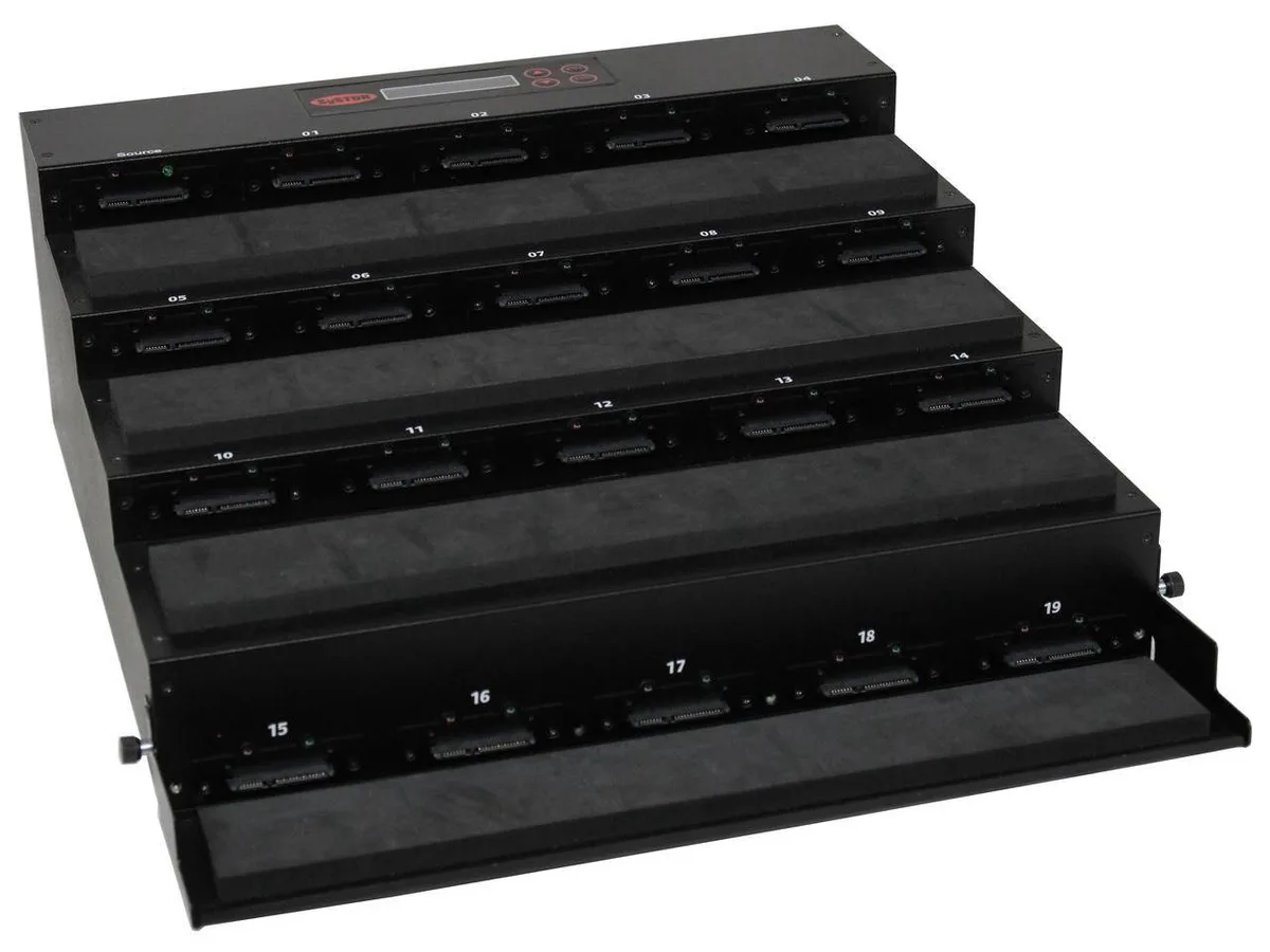 Systor Systor 1:19 Flatbed SATA Duplicator &amp; Sanitizer (SYS19-SSD-SATA2) — fotografija izdelka