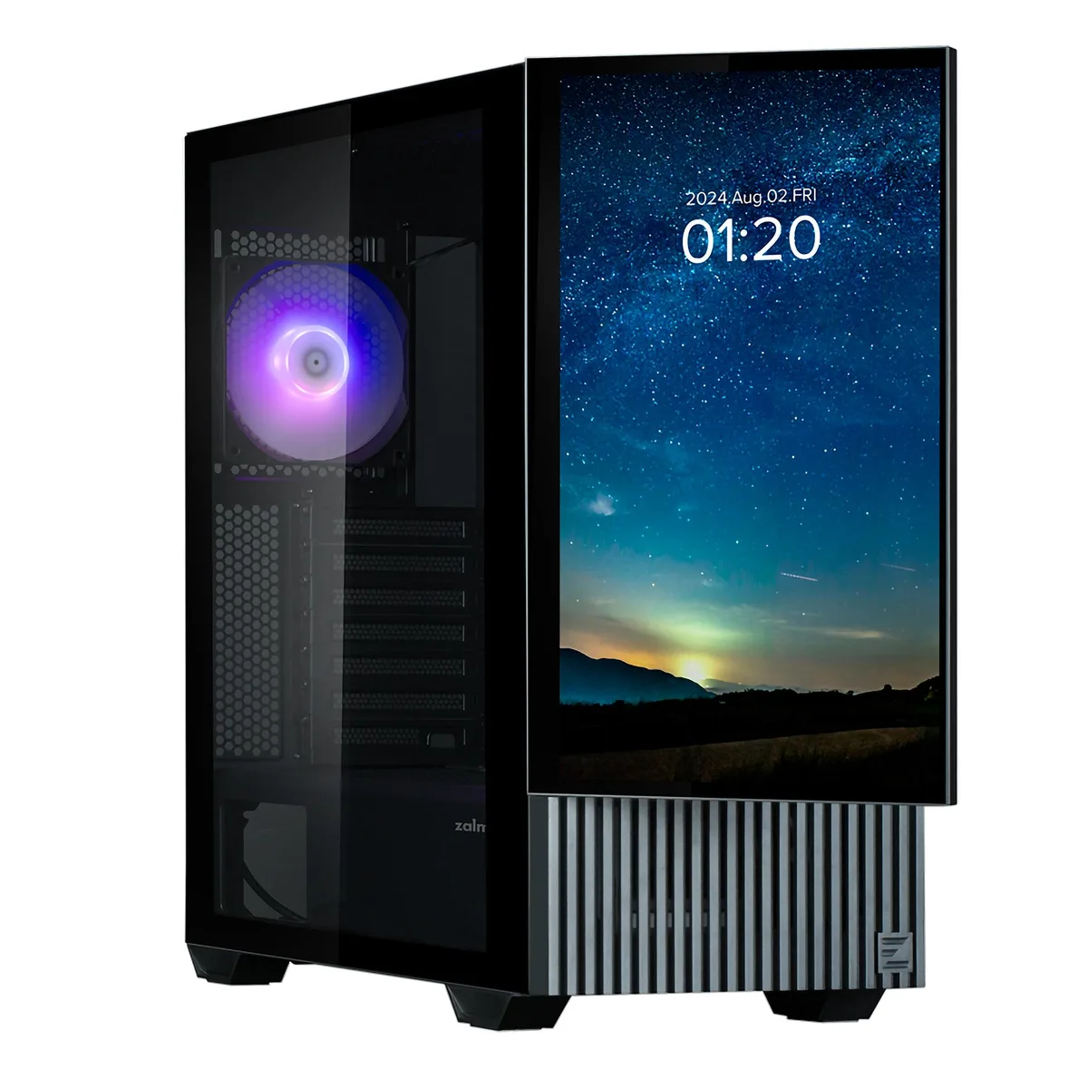 Zalman Zalman Z10 DS Black ATX Mid Tower PC Case 15.6" Display — product photo