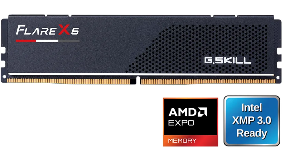 G.SKILL G.SKILL F5-6000J3636F16GX1-FX5 16GB DDR5 6000 desktop RAM — photo du produit