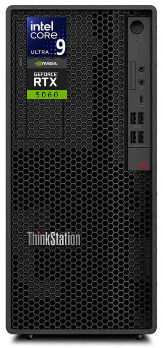 Lenovo Lenovo ThinkStation P2 Gen 2 Tower Intel Core Ultra 9 285 RTX 5060 16GB DDR5 1TB SSD Windows 11 Pro 500W — photo du produit