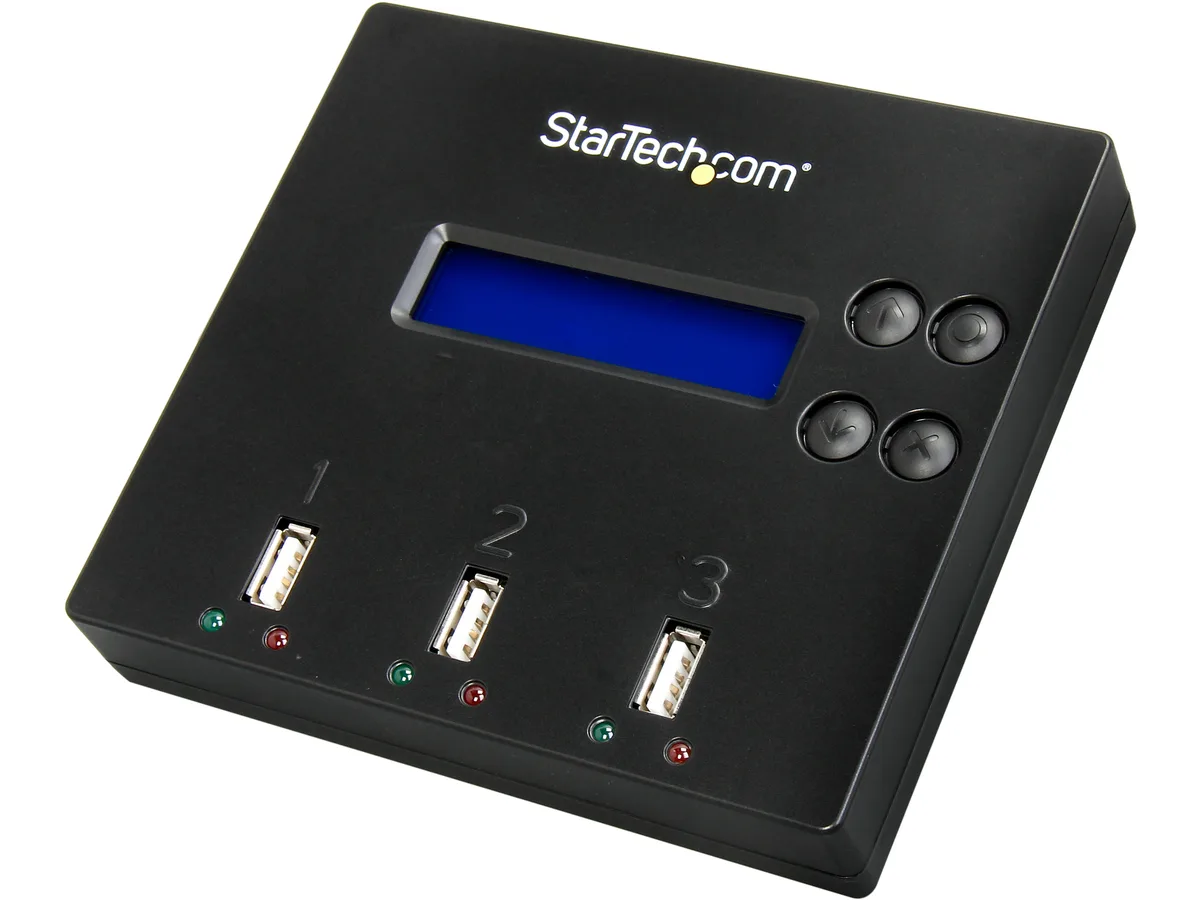 STARTECH STARTECH USBDUP12 1:2 USB 2.0 Flash Drive Duplicator Eraser — 商品写真
