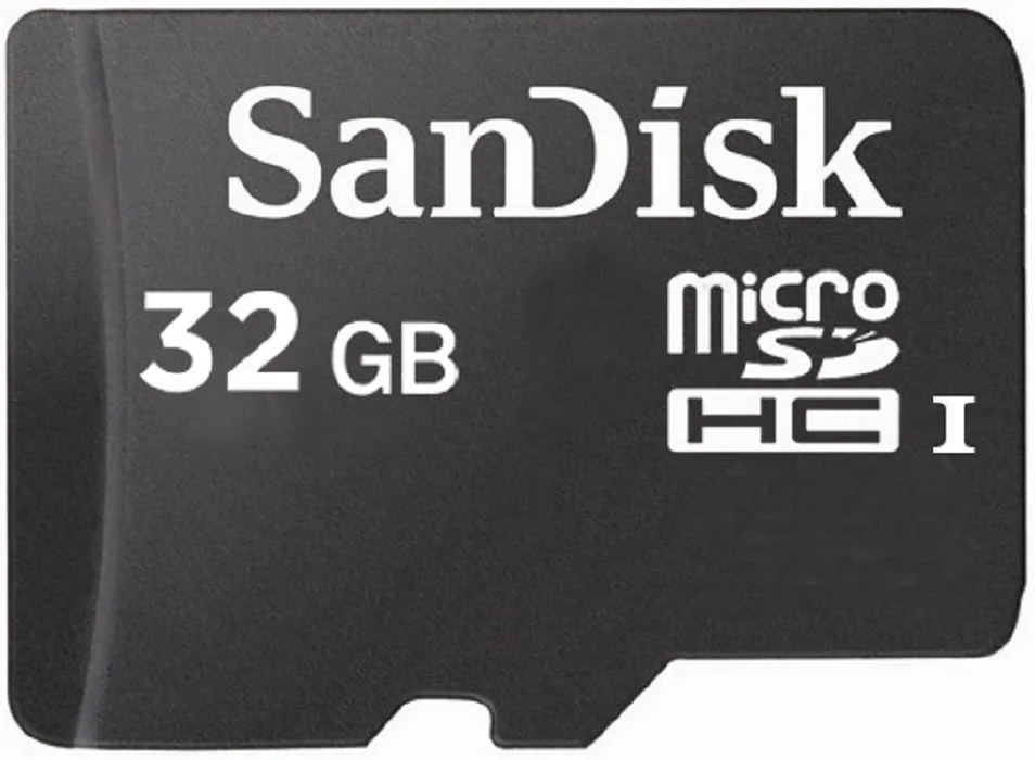 SanDisk SanDisk 32GB microSDHC Class 4 memory card — preces foto