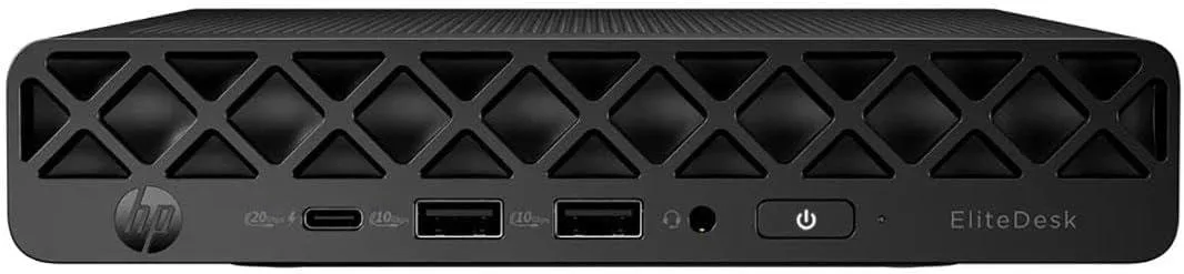 Small black rectangular mini desktop computer
