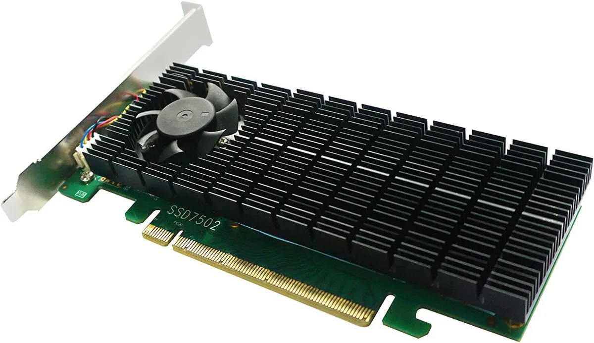 HighPoint Technologies, Inc. HighPoint Technologies, Inc. SSD7502 2-Port M.2 NVMe RAID Controller — photo du produit