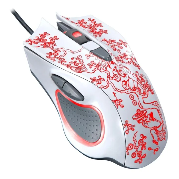 eForChina eForChina ZGB 169 2400DPI Wired Optical Gaming Mouse White 1.45m — ภาพสินค้า
