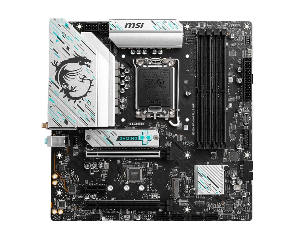 MSI MSI B760M GAMING PLUS WIFI Intel motherboard — product photo