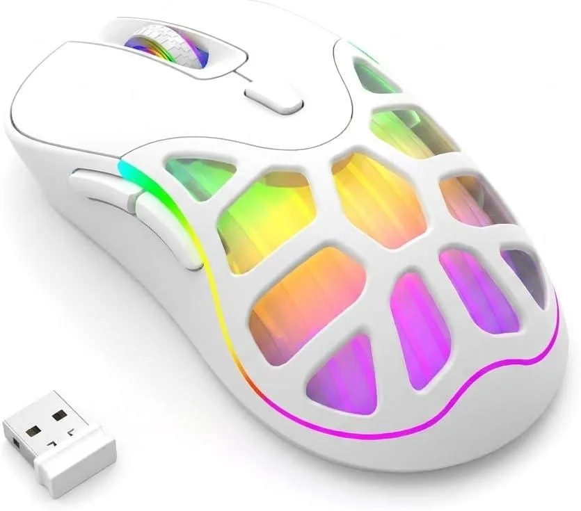AUTYUE AUTYUE M36 Wireless Gaming Mouse White 6400 DPI — fotografia produktu