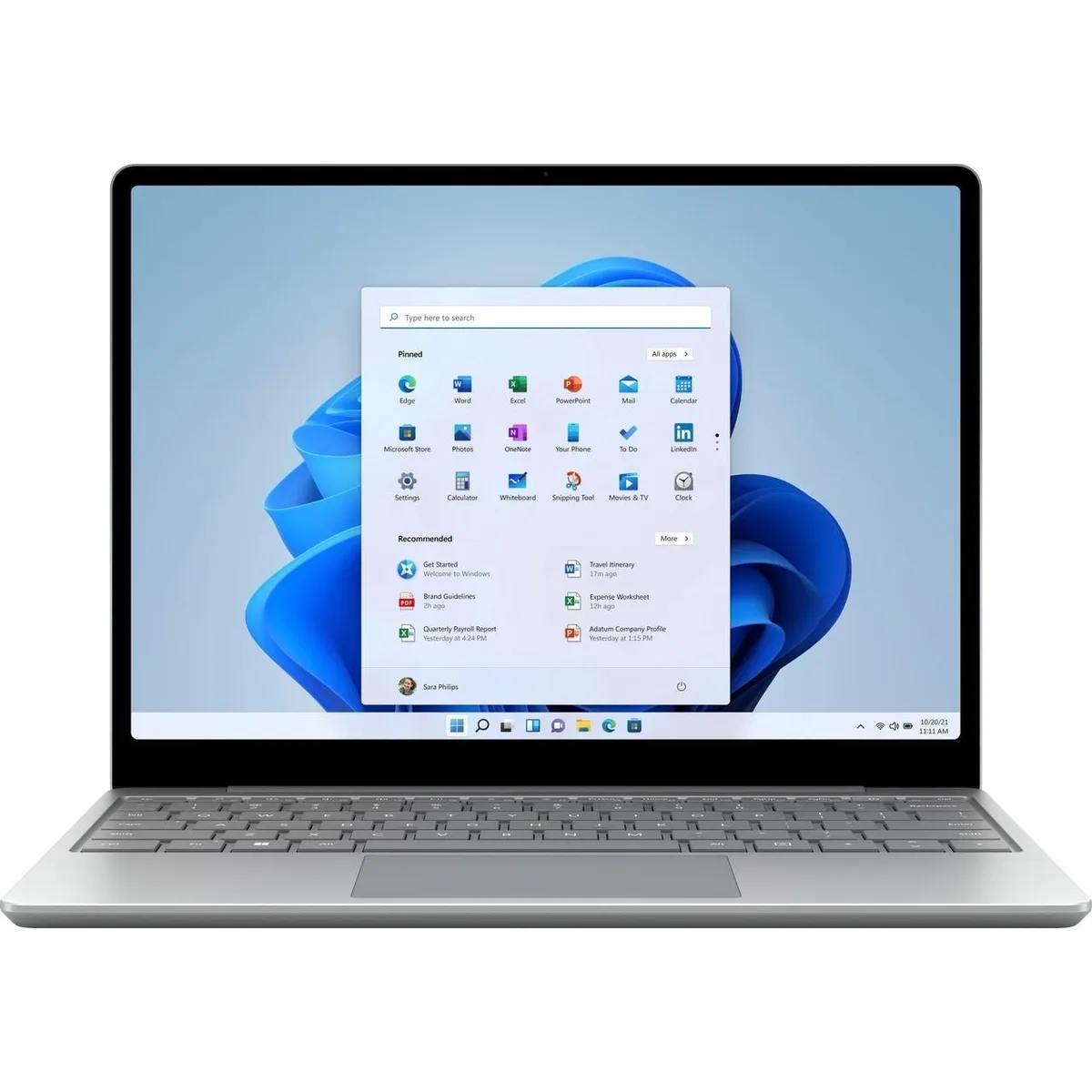 Microsoft Microsoft Surface Laptop Go 2 12.4" Touch Core i5-1135G7 4GB 128GB SSD Platinum — photo du produit