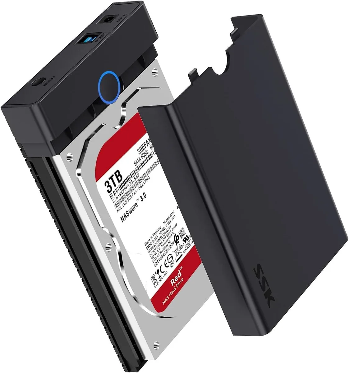 LORDWORLD LORDWORLD 3.5" USB 3.0 SATA Dock + M.2 USB 3.2 NVMe/SATA Adapter — product photo