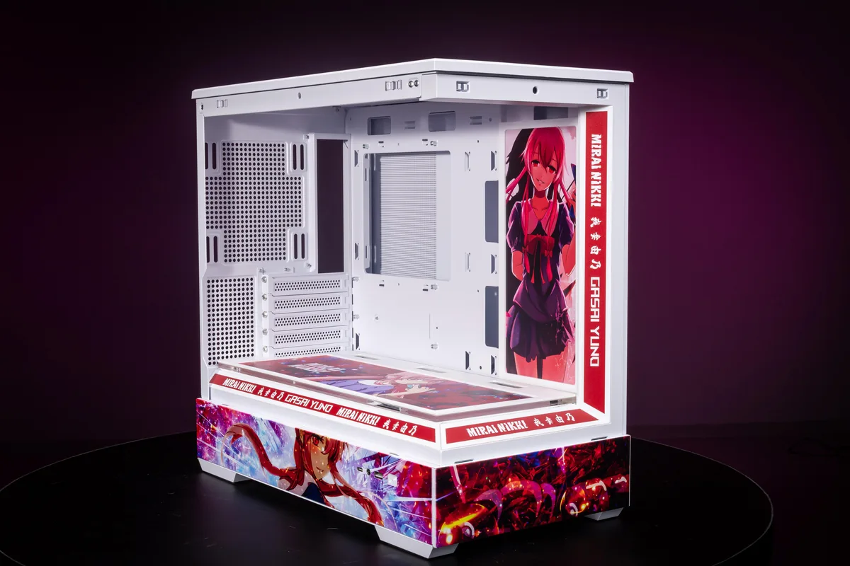 Corn Electronics Corn Electronics Bauhaus Micro-ATX ITX PC Case Yuno Gasai Edition — Produktfoto