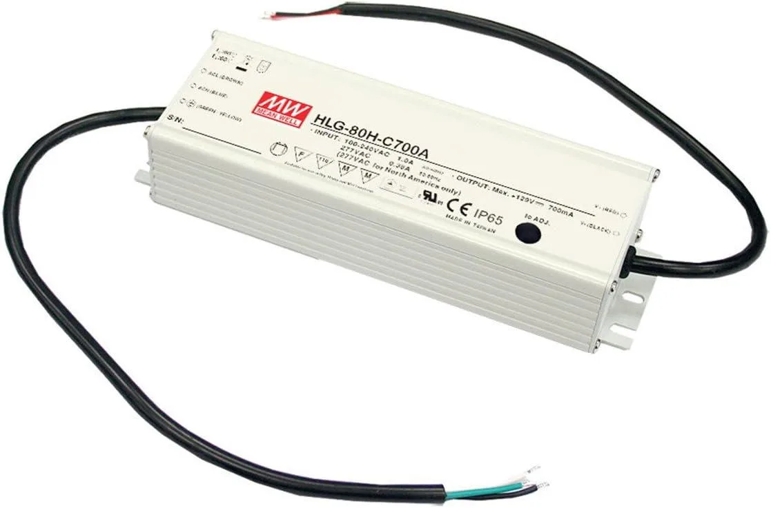 Mean Well Mean Well HLG-80H-12 12V 5A 60W Power Supply — photo du produit