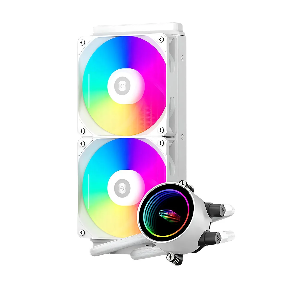 PCCOOLER PCCOOLER DA240 ARGB WH liquid cooler, 240 mm, 260 W TDP, White — product photo