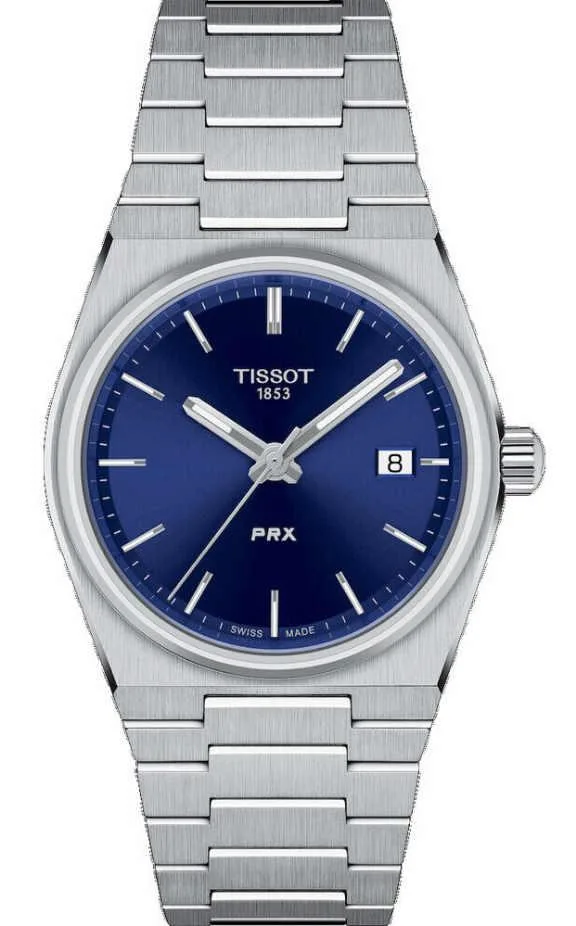 Tissot Tissot T137.210.11.041.00 PRX 35 mm blue dial watch — product photo