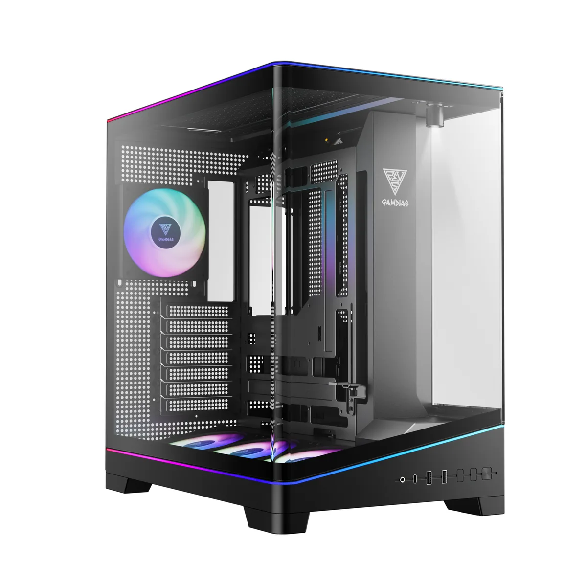 GAMDIAS Technology GAMDIAS Technology ATLAS P6 CG PC case — photo du produit
