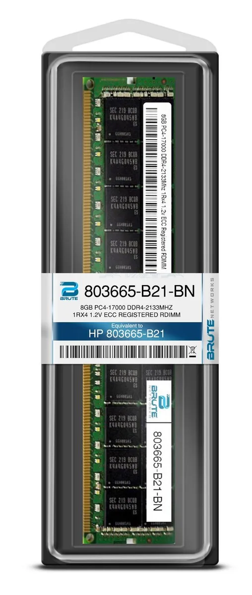 Green DDR4 RDIMM circuit board with black memory chips and gold edge connectors