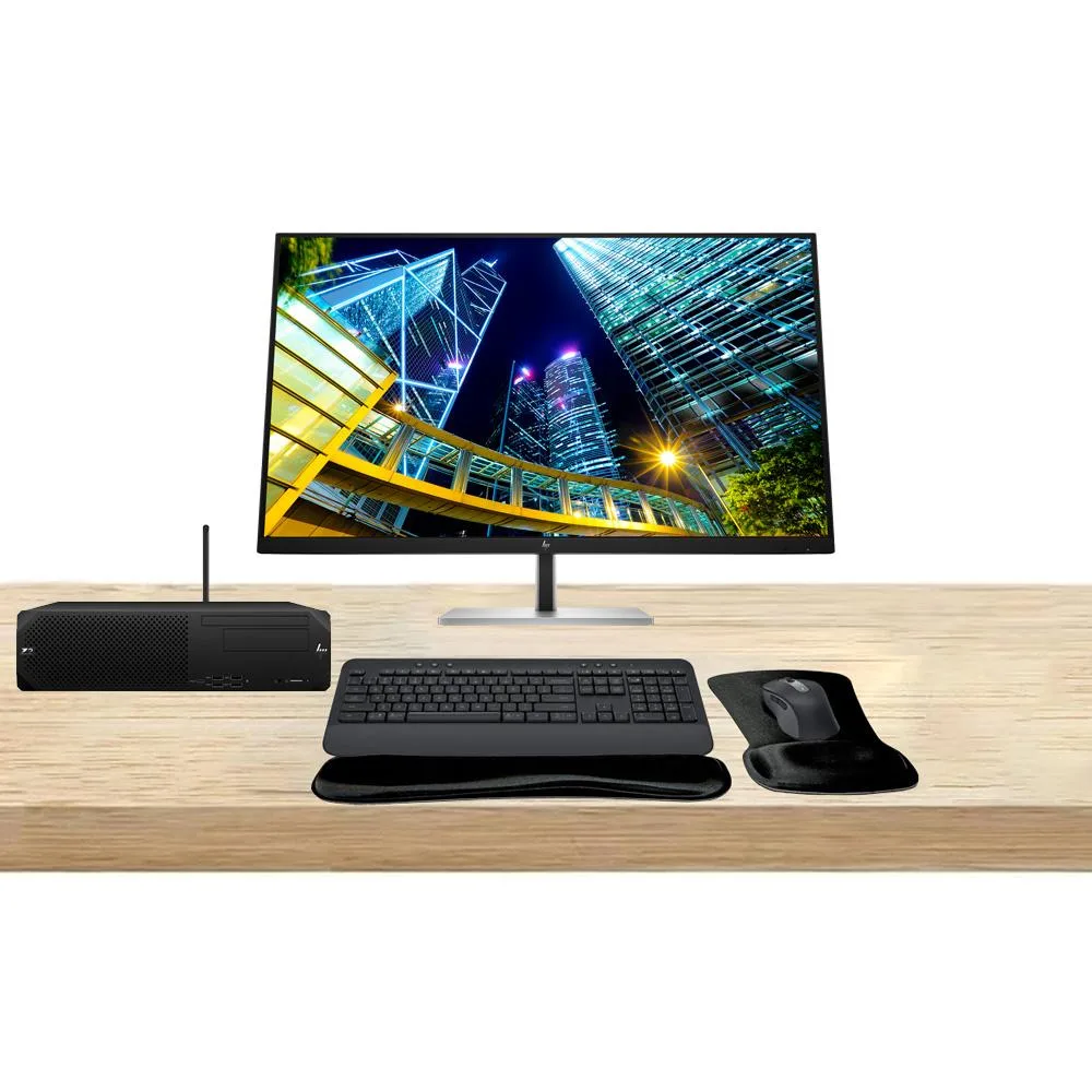 HP HP Z2 SFF G9 Workstation i7-14700K 64GB 1TB RTX A4000 16GB Dual E32k G5 32" 4K MK650 T2U Plus — صورة المنتج