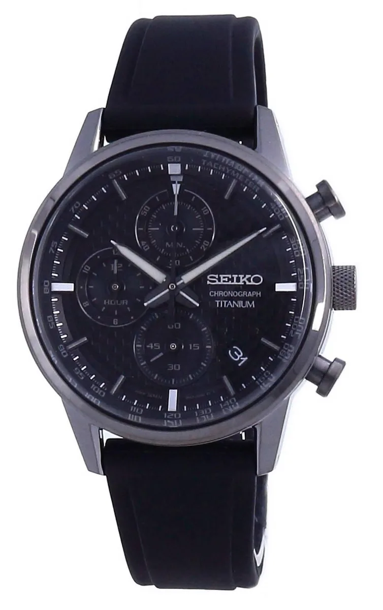Seiko Seiko Titanium Chronograph Quartz 100M Watch SSB393P1 — fotografia produsului