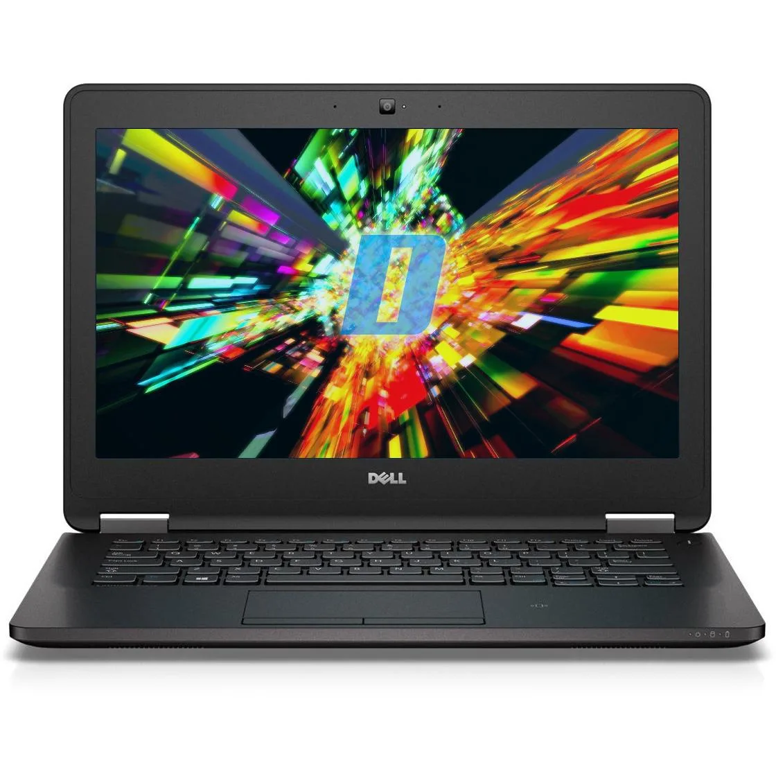 Black 12.5 inch laptop with matte non-touch display and compact chassis