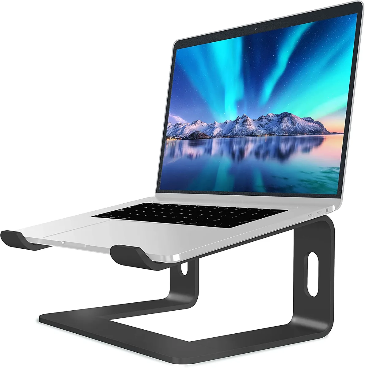 ESTONE ESTONE C08LS Laptop Stand Aluminium Black 10-15.6in — toote foto