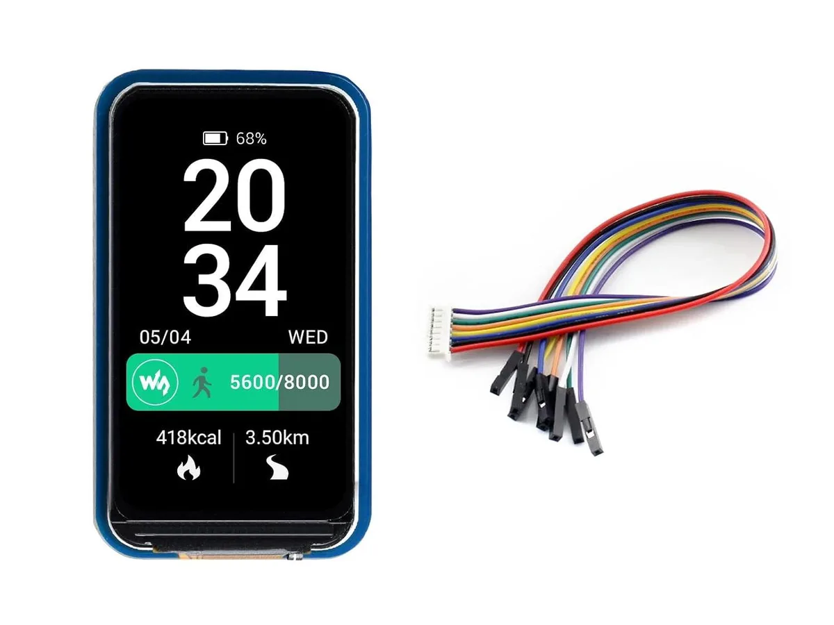LORDWORLD LORDWORLD 1.47inch LCD Module 172×320 262K RGB ST7789V3 SPI development board — Produktfoto