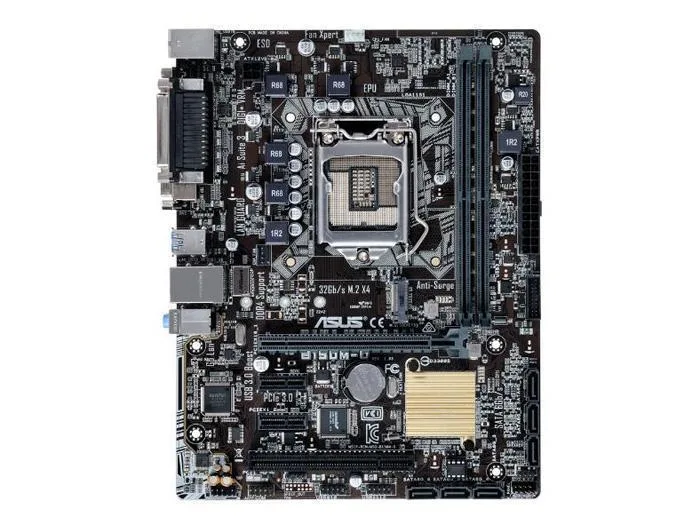 Green micro ATX motherboard with silver LGA 1151 socket and black DDR4 slots