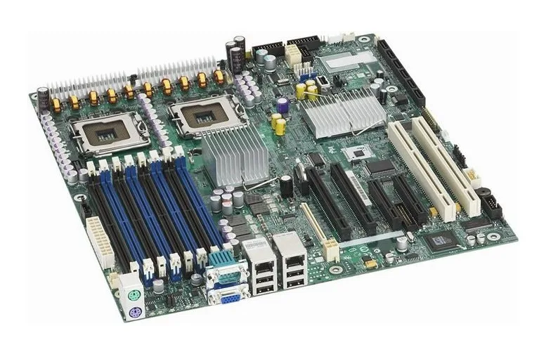 Intel Intel S5000PSLSATAR Dual Xeon LGA771 DDR2 32GB 6×SATA 3.0Gb/s Extended-ATX Server Motherboard — produktfoto