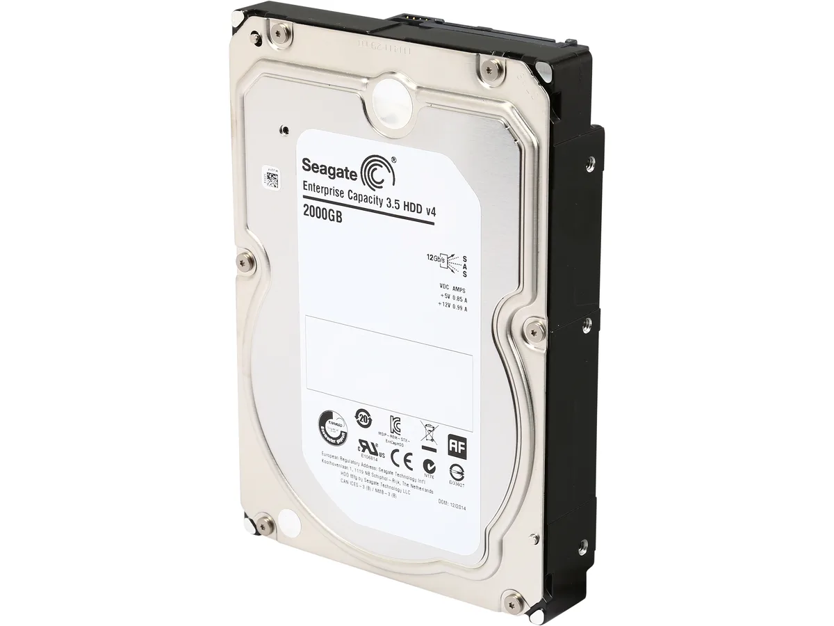 Seagate Seagate ST2000NM0034 2TB 7200 RPM SAS 12Gb/s 128MB 3.5" internal hard drive — photo du produit