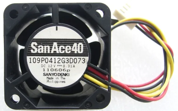 OEM Industries OEM Industries 109P0412G3D073 40mm 12V 0.31A 3-pin CPU cooler — 商品写真