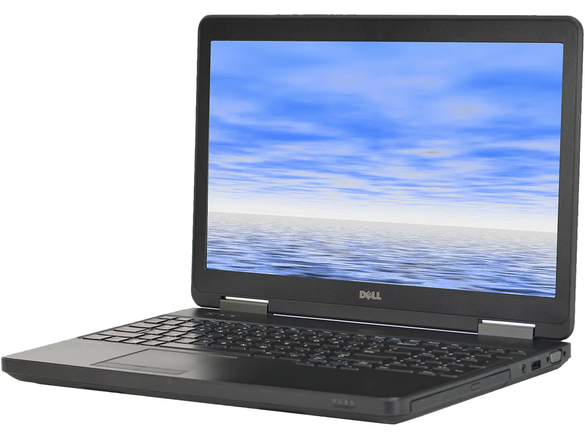 Silver Dell Latitude E5540 laptop, 15.6 inch screen, Grade B wear visible