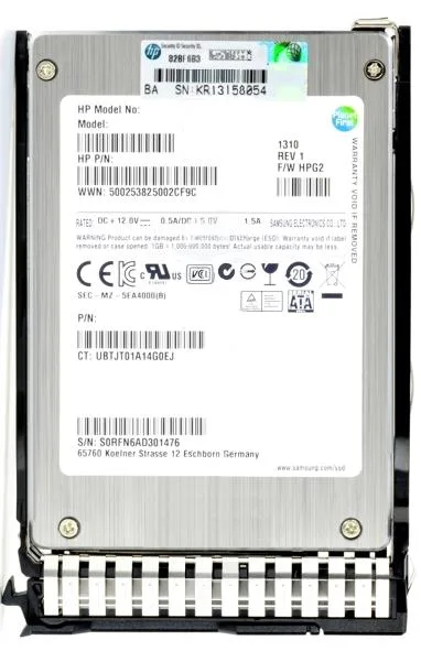 HP HP 718192-B21 800GB 2.5" SATA enterprise SSD — photo du produit