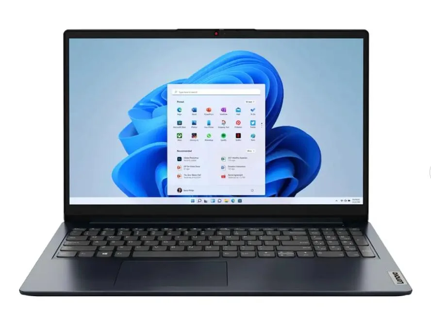 Lenovo Lenovo IdeaPad 1 15.6" FHD Touchscreen AMD Ryzen 5 7520U 8GB 256GB SSD Abyss Blue laptop — photo du produit