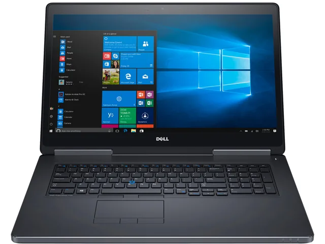 DELL DELL NE5-33300 Precision 7720 business laptop i7-6820HQ 32GB 512GB 17.3 FHD Quadro P3000 — toote foto