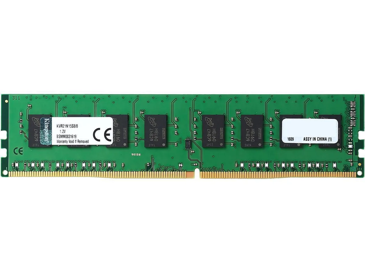 Kingston Technology Corp. Kingston Technology Corp. KVR21N15S8/8 8GB DDR4 2133 CL15 desktop RAM — product photo