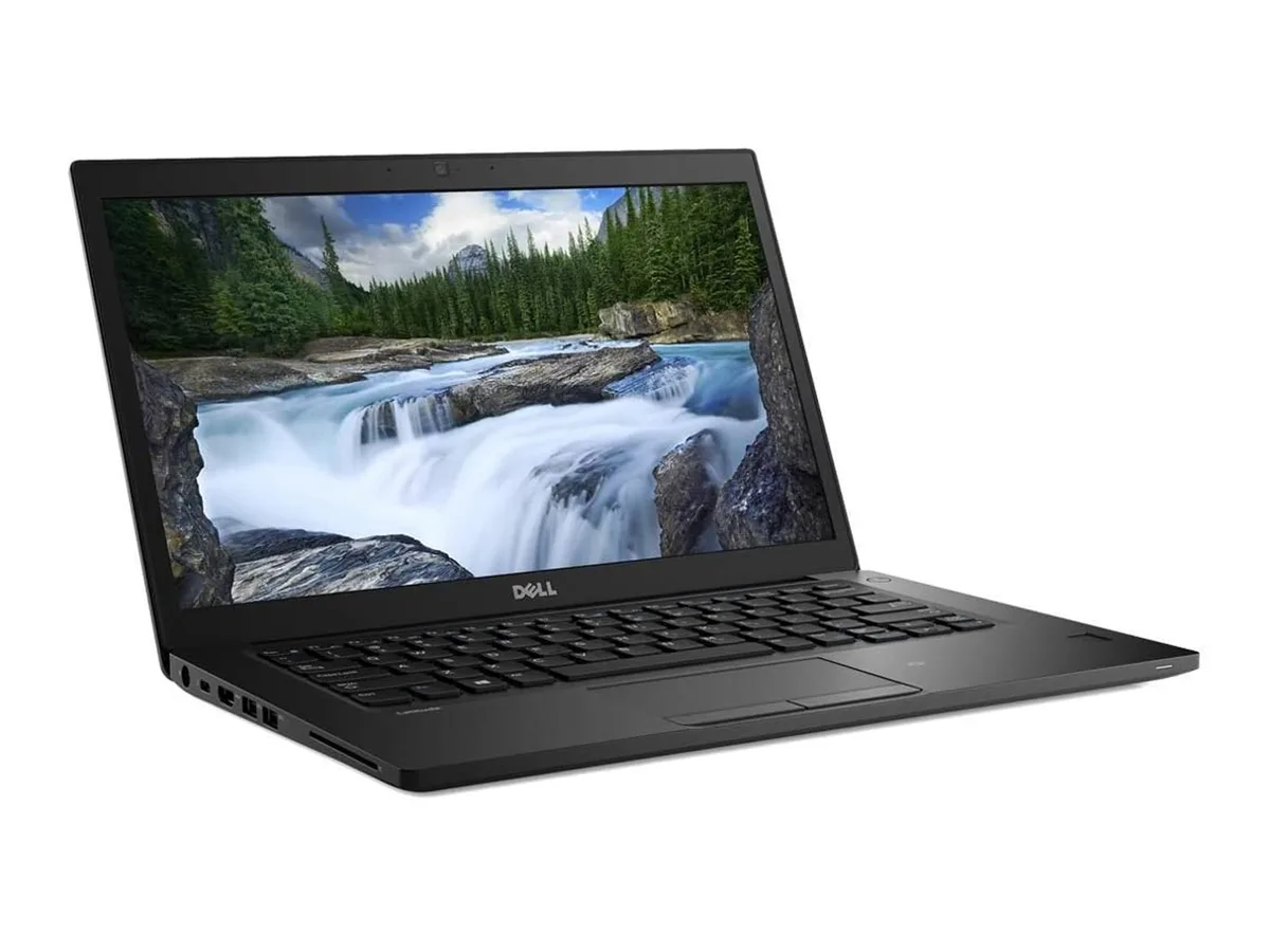 Silver Dell Latitude 7390 13.3 inch laptop closed view