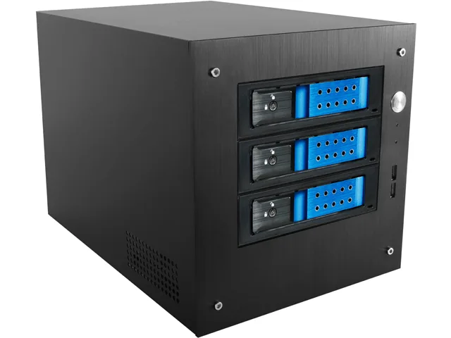 iStarUSA Inc. iStarUSA Inc. S-35-3DE1BL server chassis black 3 x 3.5" hot-swap — foto do produto