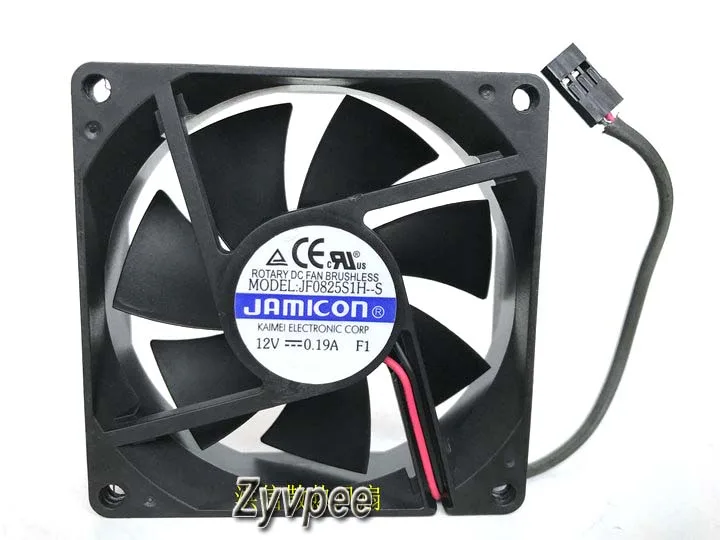 Zyvpee Zyvpee JF0825S1H-S 80×25 mm 12 V 0.19 A 2-wire case fan — 商品照片