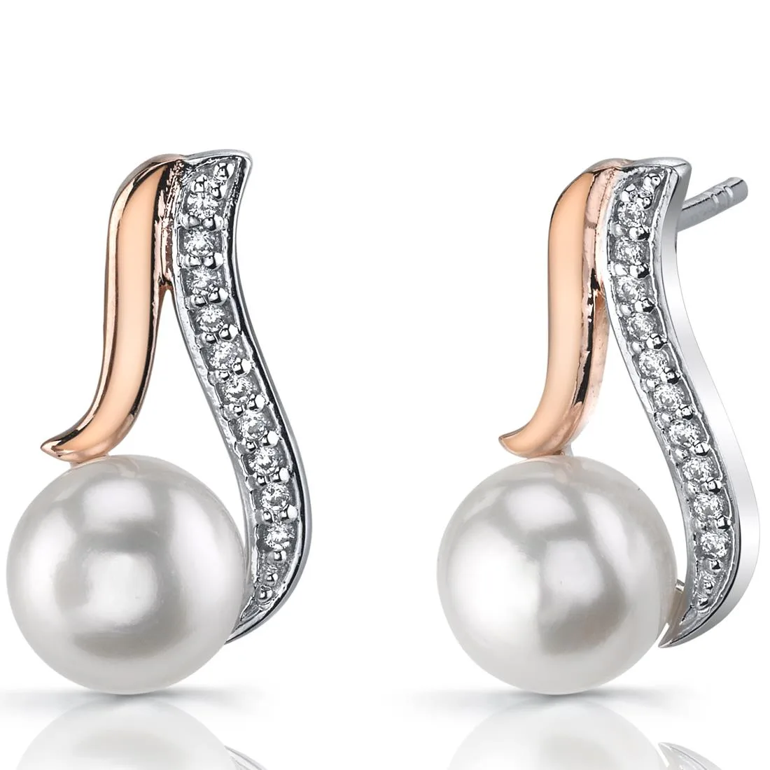 Oravo Oravo 7.5mm Freshwater Pearl 925 Silver Earrings 3.0g — product photo
