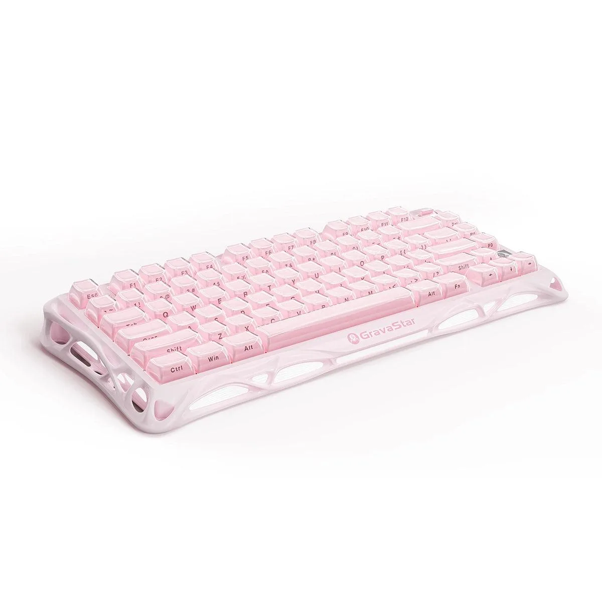GravaStar GravaStar Mercury K1 75% Sakura Pink Wireless Gaming Keyboard — product photo