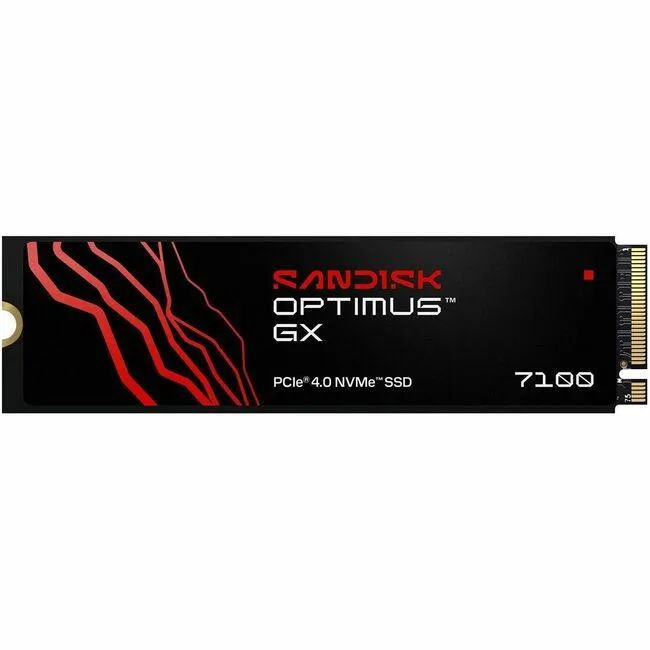 SanDisk SanDisk Optimus GX 7100 2TB M.2 2280-S3-M PCI-Express 4.0 x4 internal SSD SDSP71200TAN-000E0 — Produktfoto