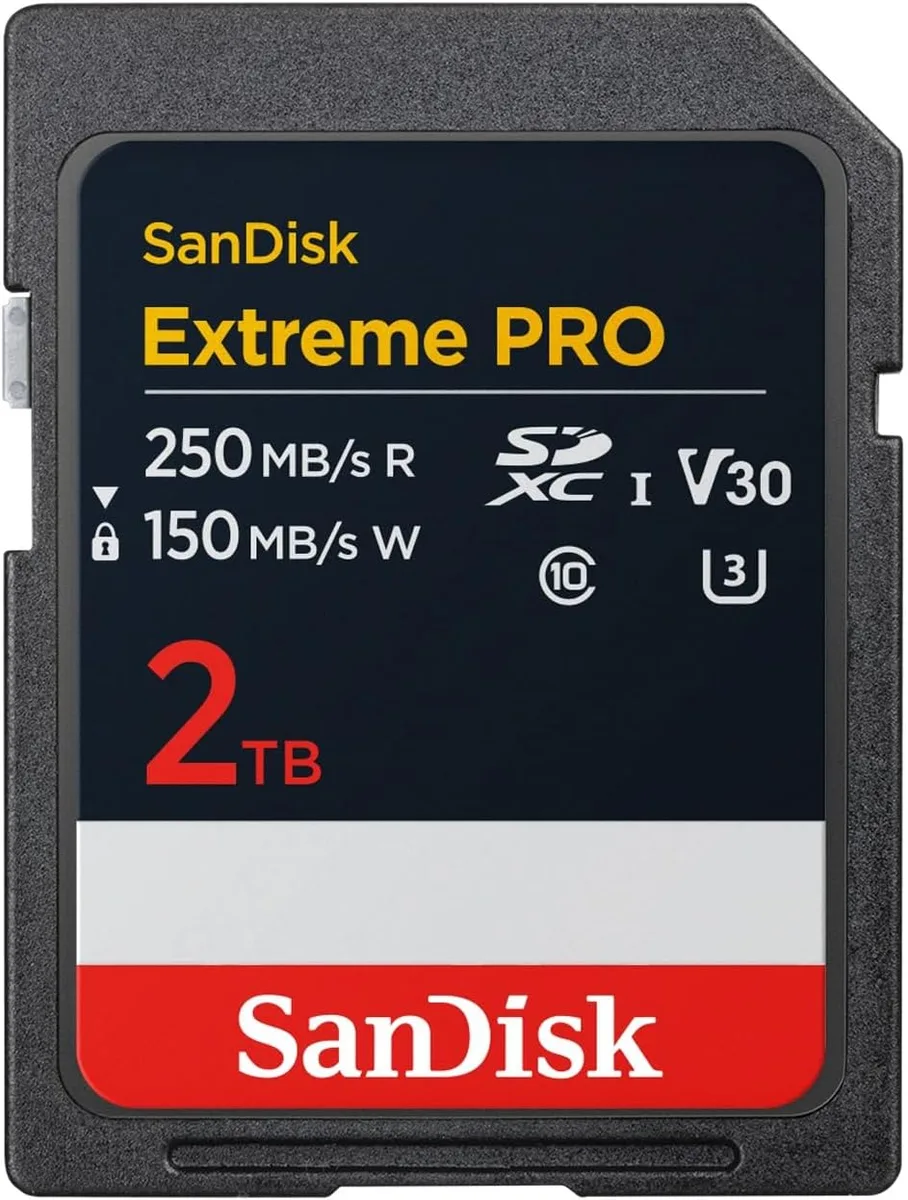 SanDisk SanDisk Extreme Pro 2TB SDXC UHS-I Memory Card SDSDXXD-2T00-GN4IN — photo du produit