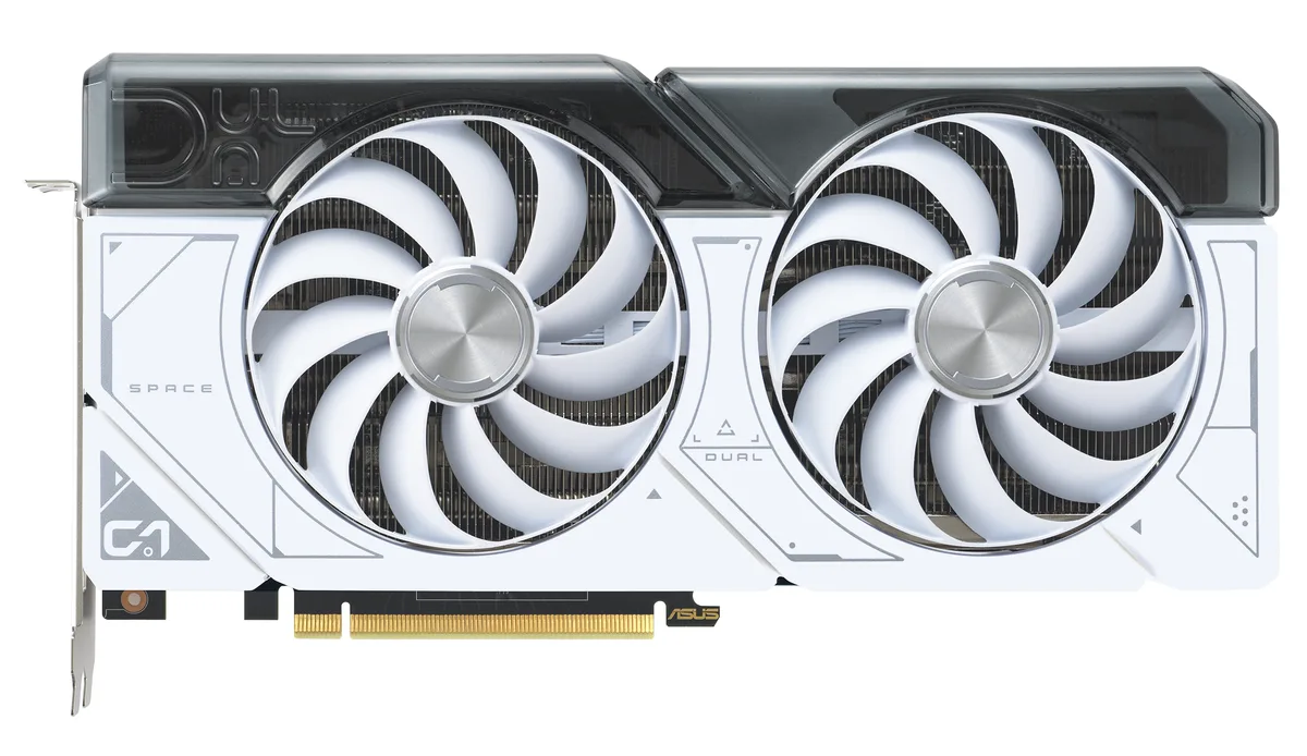 ASUS ASUS DUAL-RTX4070S-O12G-WHITE graphics card — photo du produit