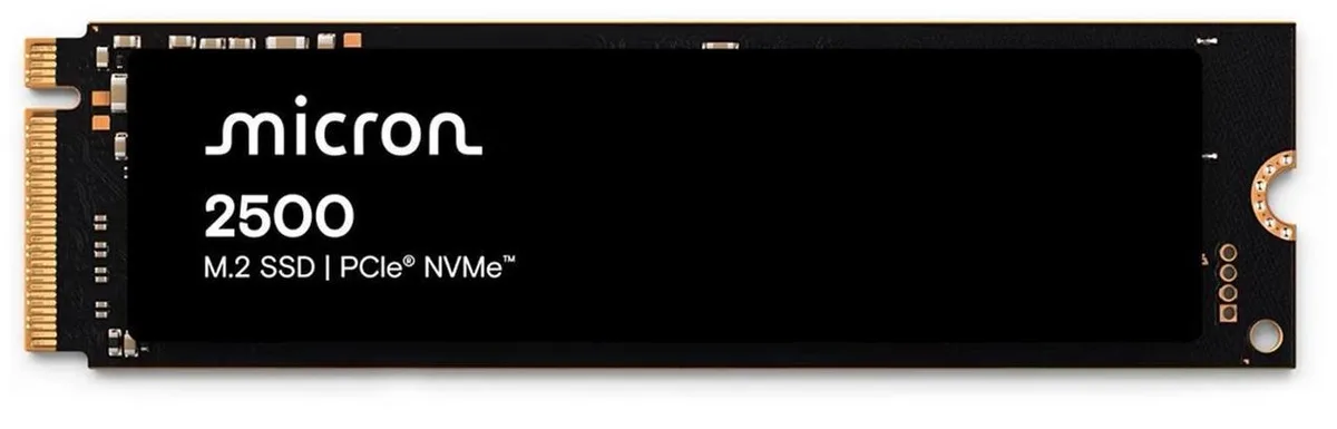 Micron Micron 2500 Series 2TB M.2 2280 Enterprise SSD MTFDKBA2T0QGN-1BN1AABYYR — photo du produit