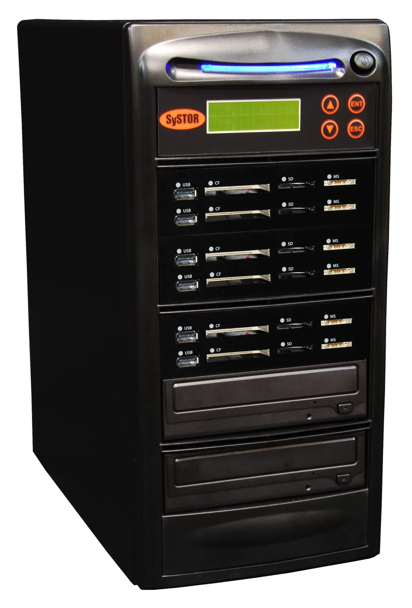 Systor Systor SYS-USBSDCF-BD-05 1-to-5 Blu-ray BDXL duplicator — 商品写真