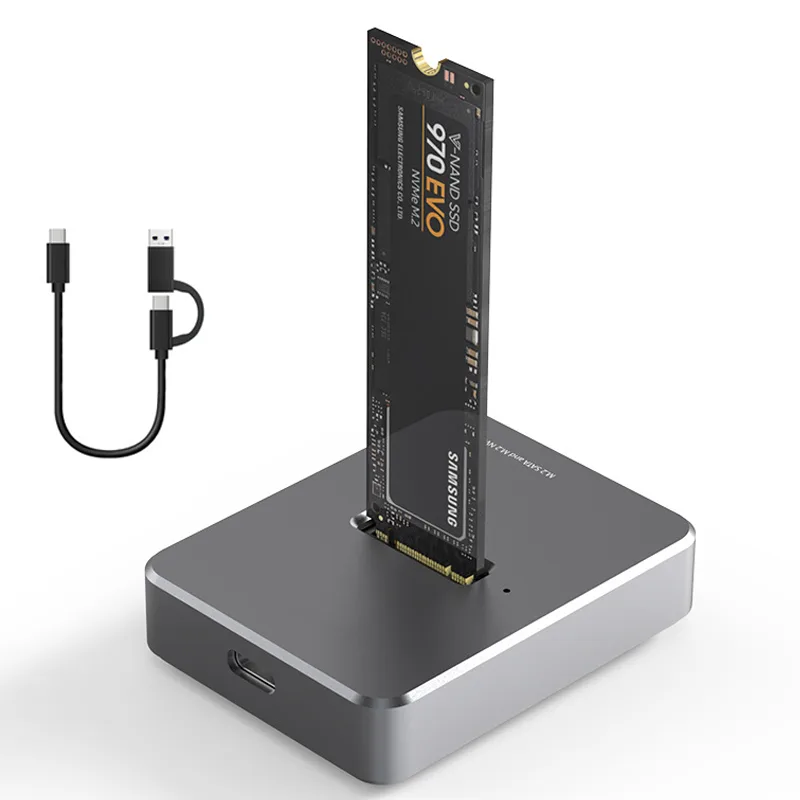 Shenzhen Blueendless Electronics Co.,Ltd Shenzhen Blueendless Electronics Co.,Ltd Dual Protocol M.2 SSD Enclosure USB 3.1 NVME+NGFF Aluminum 2TB 9210B — ภาพสินค้า
