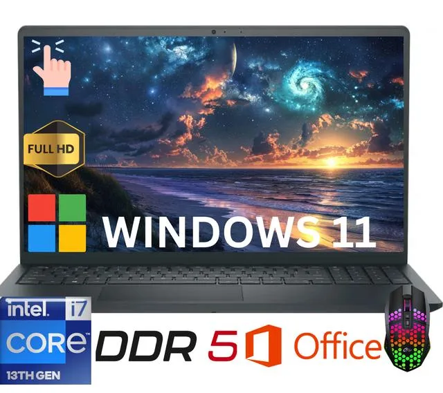 DELL DELL Inspiron Touch 15.6" FHD i7-1355U 24GB DDR5 512GB NVME laptop — product photo
