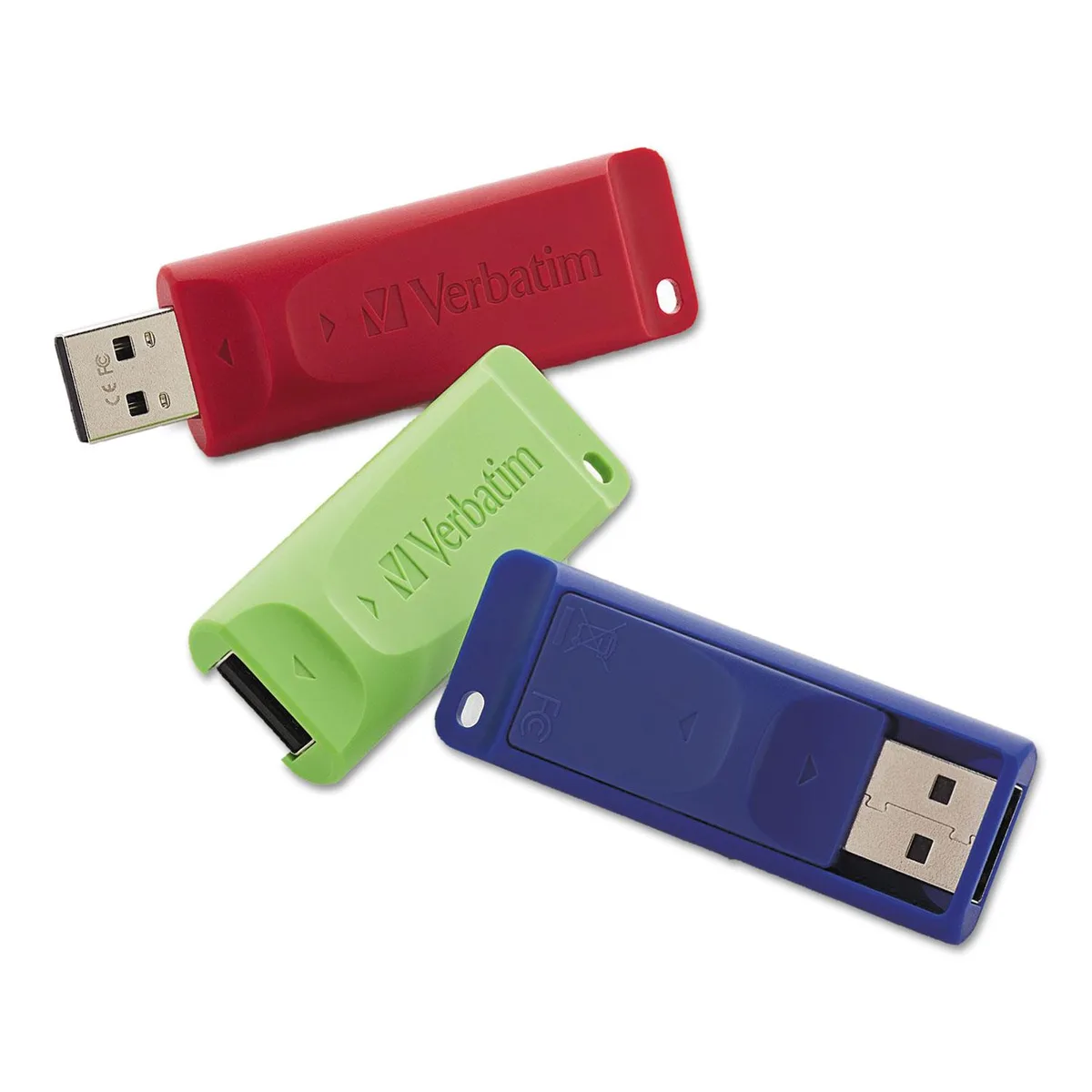 VERBATIM VERBATIM 98703 8GB Store 'n' Go USB flash drive 3-pack — fotografie produktu