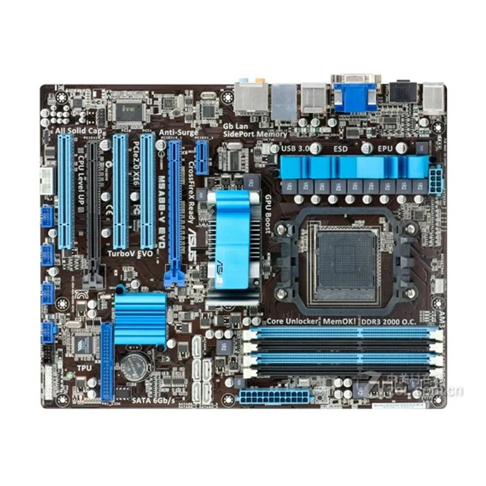 ASUS ASUS M5A88-V EVO AMD 880G DDR3 16GB ATX Motherboard — product photo